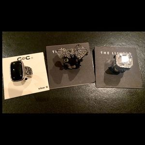 Set of 3 Rings NWT Size 6